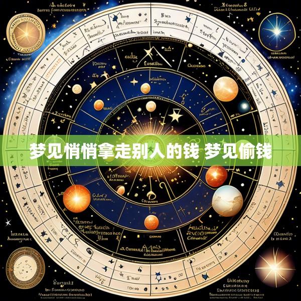 梦见悄悄拿走别人的钱 梦见偷钱