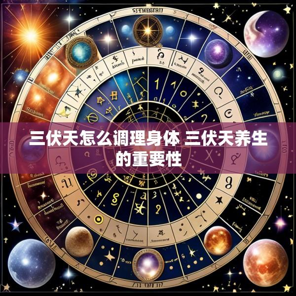三伏天怎么调理身体 三伏天养生的重要性