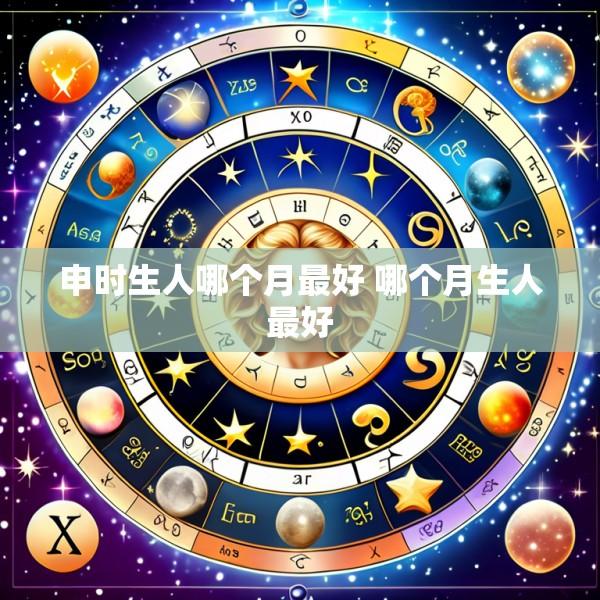申时生人哪个月最好 哪个月生人最好
