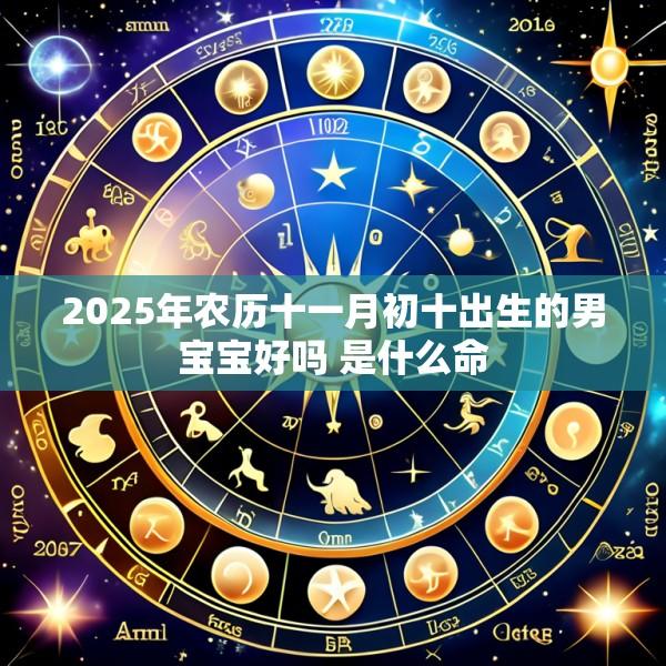 2025年农历十一月初十出生的男宝宝好吗 是什么命