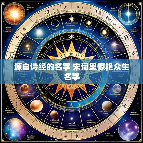 源自诗经的名字 宋词里惊艳众生名字
