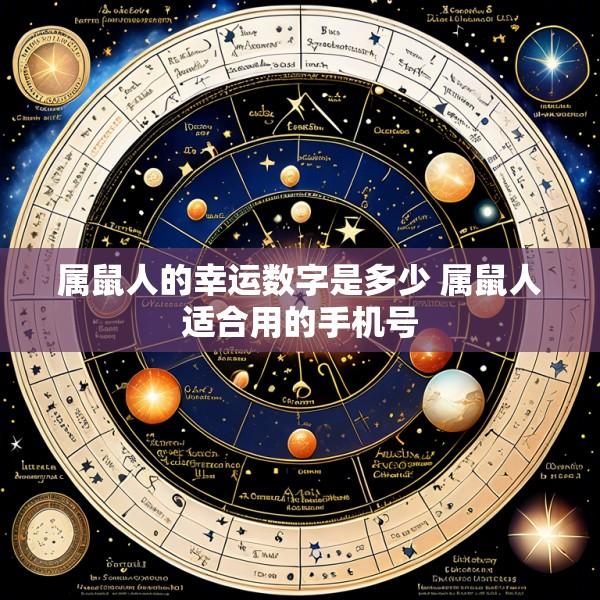 属鼠人的幸运数字是多少 属鼠人适合用的手机号