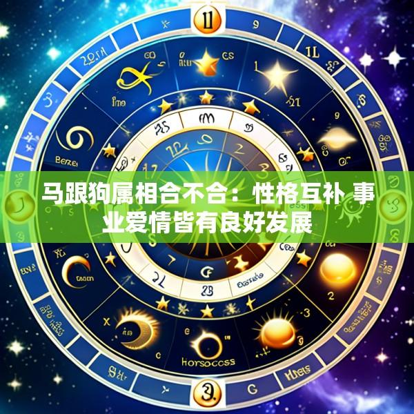 马跟狗属相合不合：性格互补 事业爱情皆有良好发展