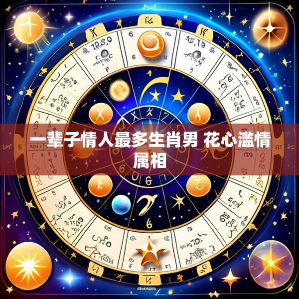 一辈子情人最多生肖男 花心滥情属相