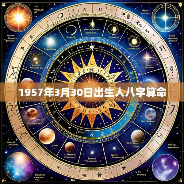 1957年3月30日出生人八字算命