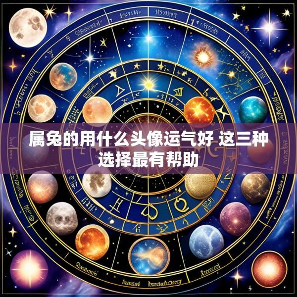 属兔的用什么头像运气好 这三种选择最有帮助