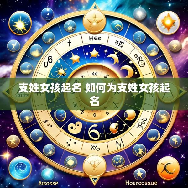 支姓女孩起名 如何为支姓女孩起名