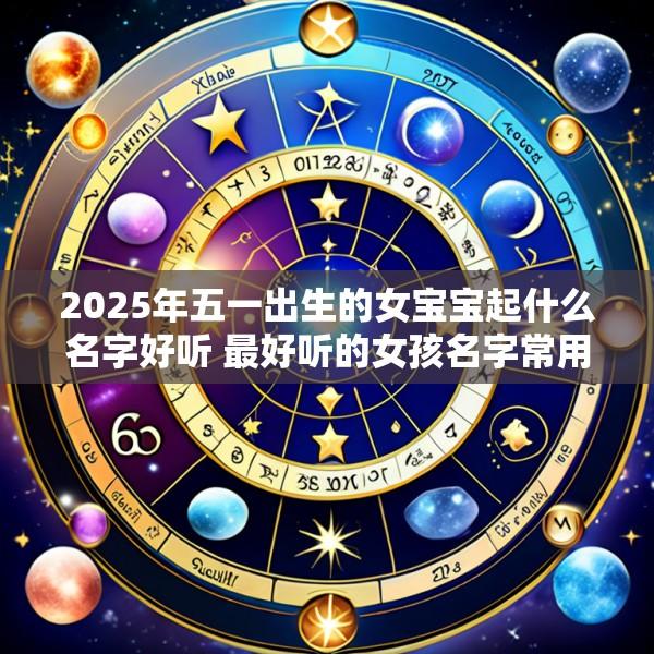 2025年五一出生的女宝宝起什么名字好听 最好听的女孩名字常用字