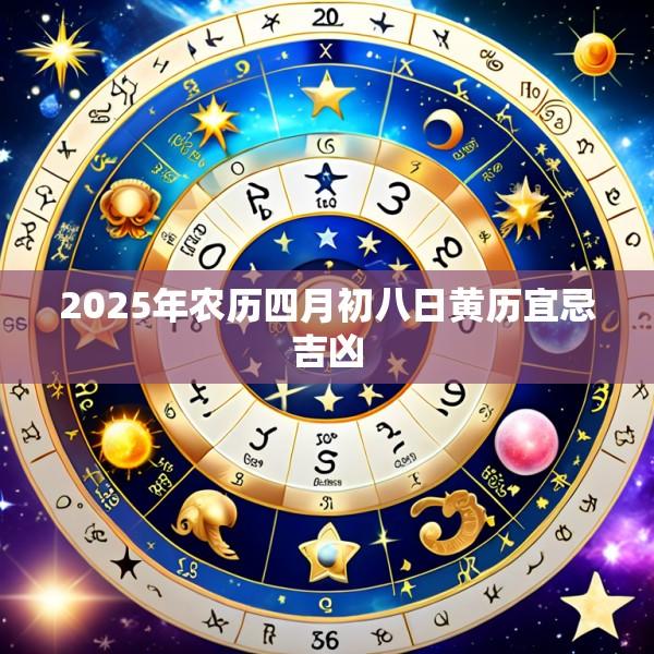 2025年农历四月初八日黄历宜忌吉凶