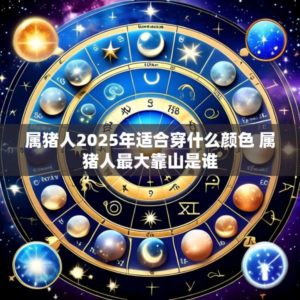 属猪人2025年适合穿什么颜色 属猪人最大靠山是谁