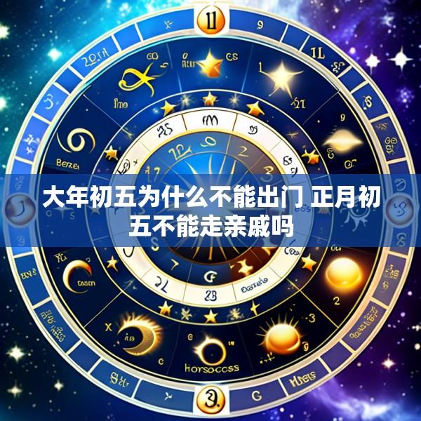 大年初五为什么不能出门 正月初五不能走亲戚吗