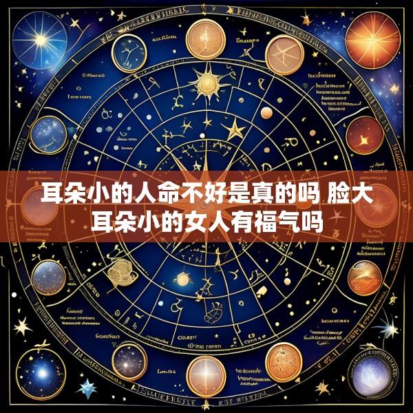 耳朵小的人命不好是真的吗 脸大耳朵小的女人有福气吗