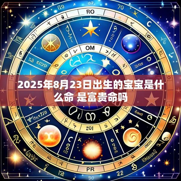 2025年8月23日出生的宝宝是什么命 是富贵命吗