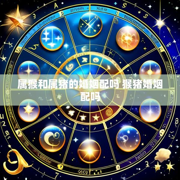 属猴和属猪的婚姻配吗 猴猪婚姻配吗