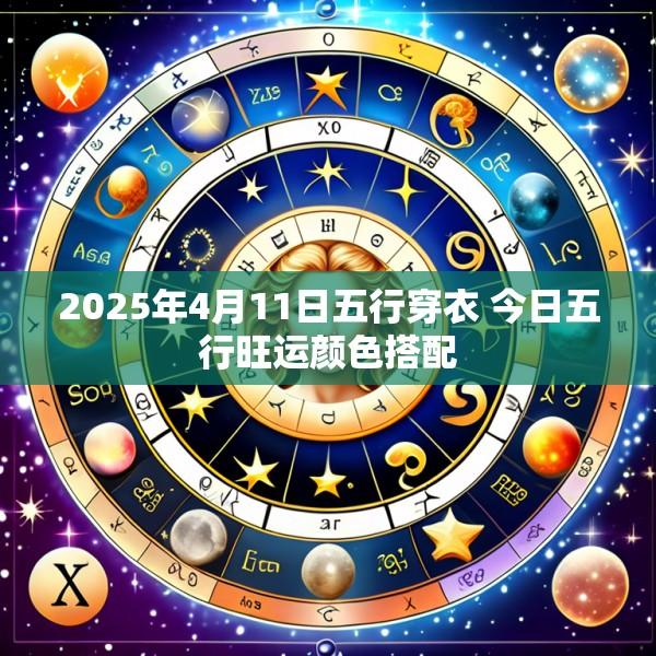 2025年4月11日五行穿衣 今日五行旺运颜色搭配