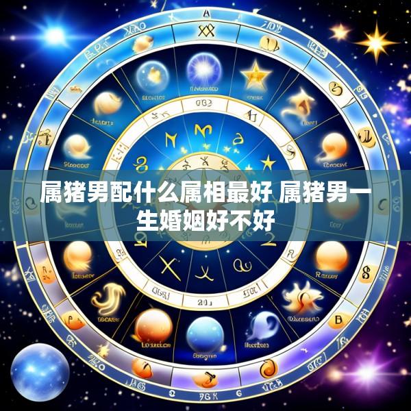 属猪男配什么属相最好 属猪男一生婚姻好不好
