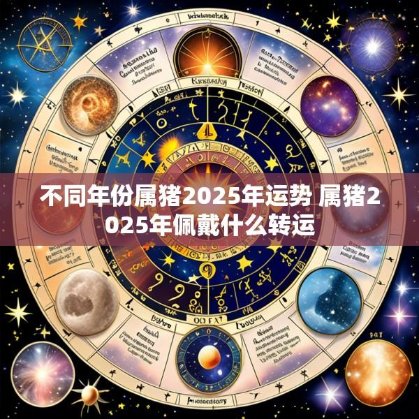 不同年份属猪2025年运势 属猪2025年佩戴什么转运