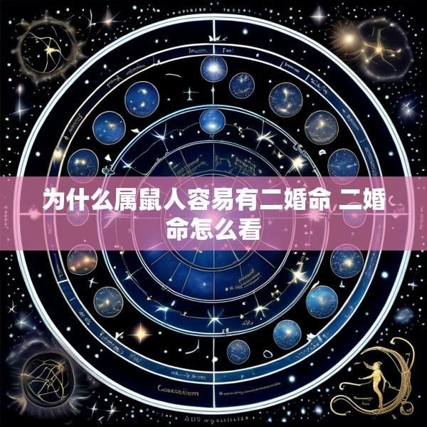 为什么属鼠人容易有二婚命 二婚命怎么看