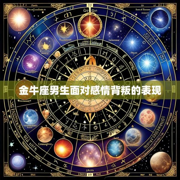 金牛座男生面对感情背叛的表现