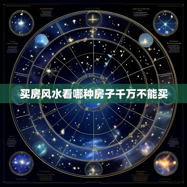 买房风水看哪种房子千万不能买