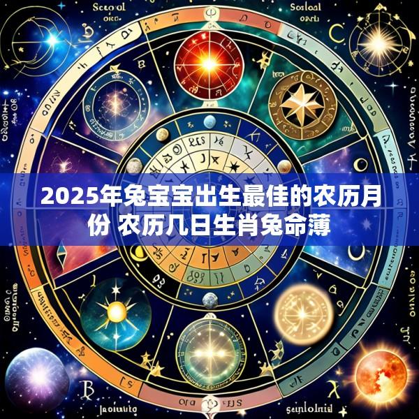 2025年兔宝宝出生最佳的农历月份 农历几日生肖兔命薄