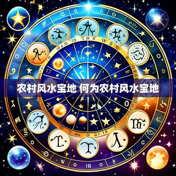 农村风水宝地 何为农村风水宝地