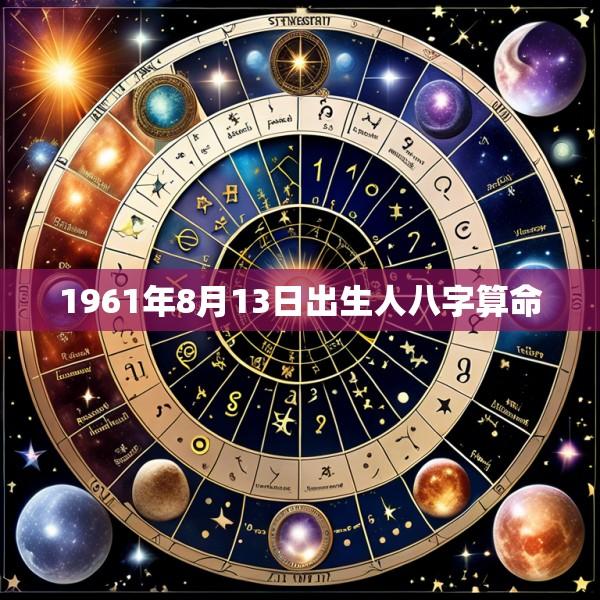 1961年8月13日出生人八字算命