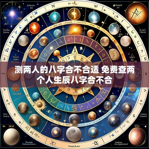 测两人的八字合不合适 免费查两个人生辰八字合不合
