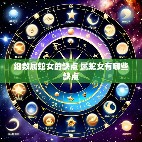 细数属蛇女的缺点 属蛇女有哪些缺点