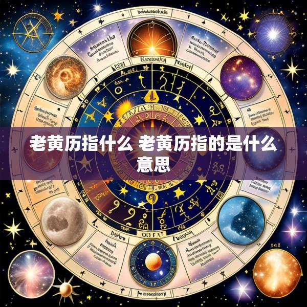 老黄历指什么 老黄历指的是什么意思