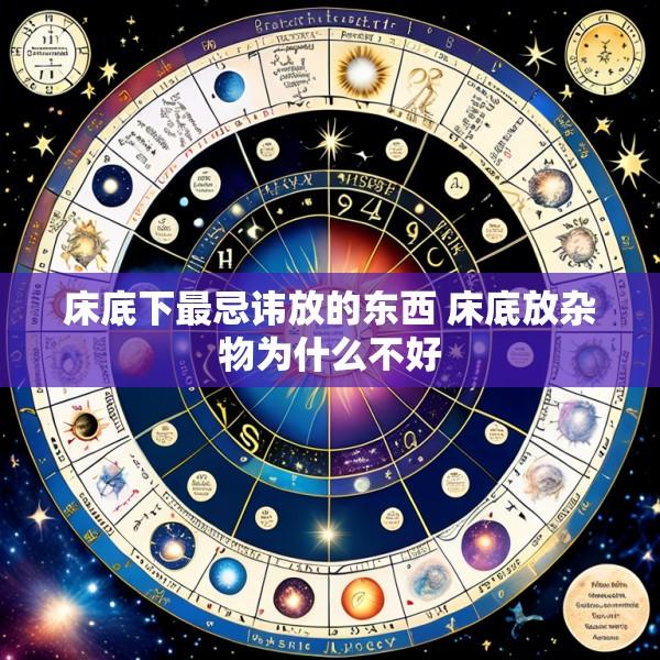 床底下最忌讳放的东西 床底放杂物为什么不好