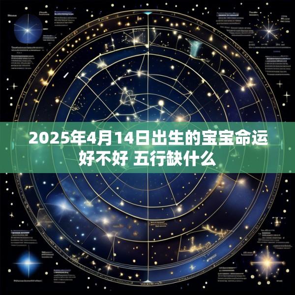 2025年4月14日出生的宝宝命运好不好 五行缺什么