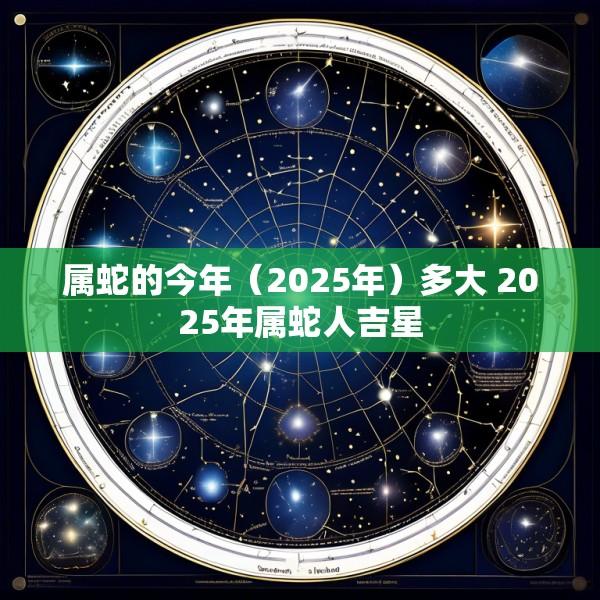 属蛇的今年（2025年）多大 2025年属蛇人吉星