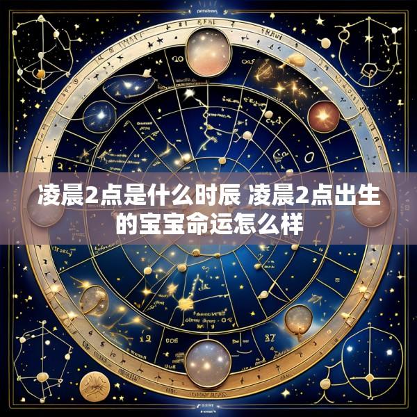 凌晨2点是什么时辰 凌晨2点出生的宝宝命运怎么样