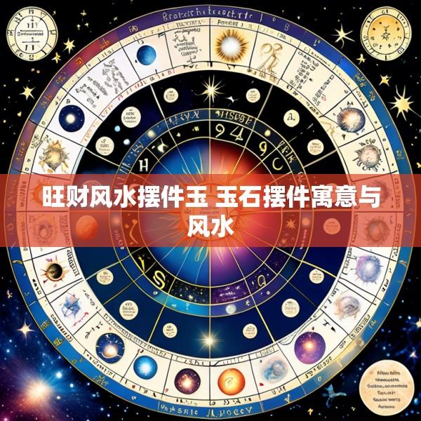 旺财风水摆件玉 玉石摆件寓意与风水