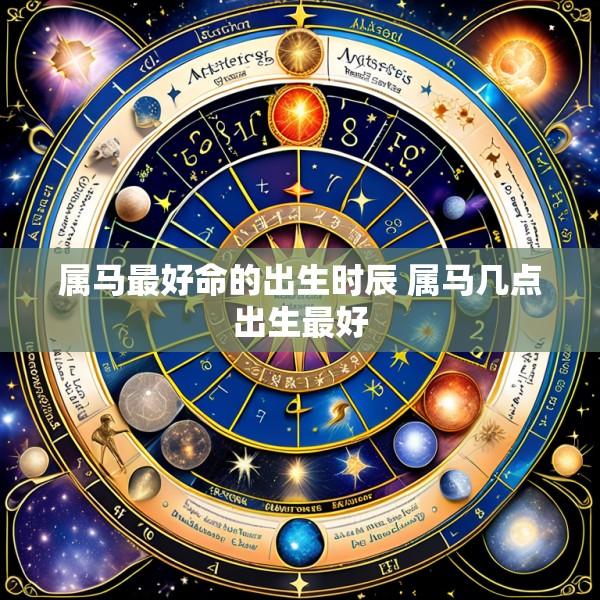 属马最好命的出生时辰 属马几点出生最好
