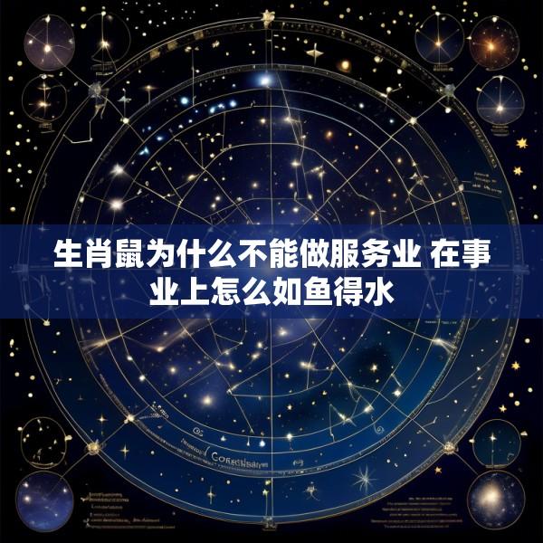 生肖鼠为什么不能做服务业 在事业上怎么如鱼得水