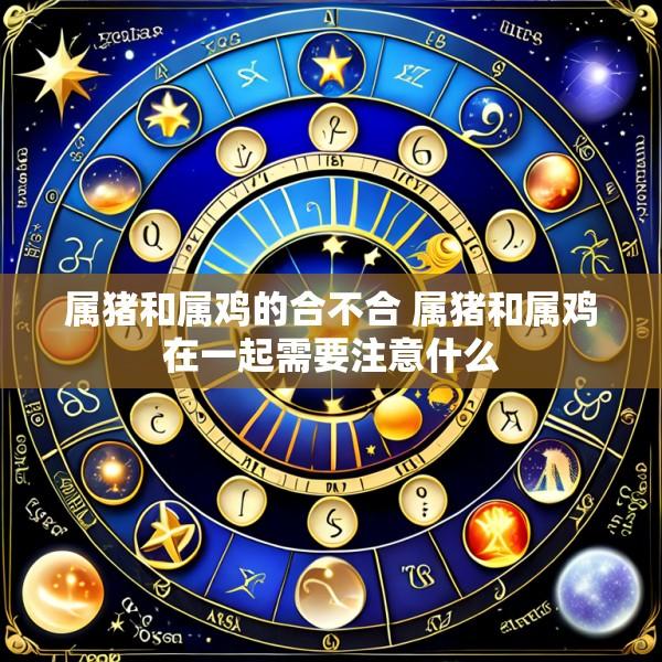 属猪和属鸡的合不合 属猪和属鸡在一起需要注意什么