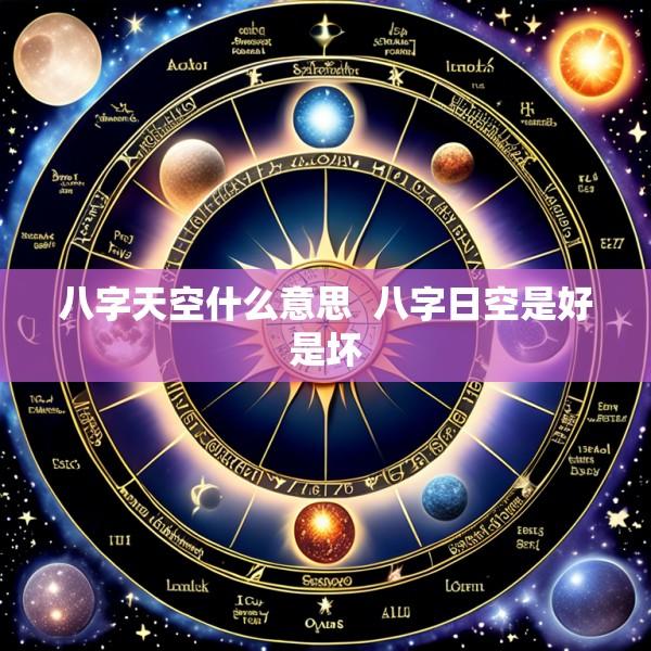 八字天空什么意思  八字日空是好是坏