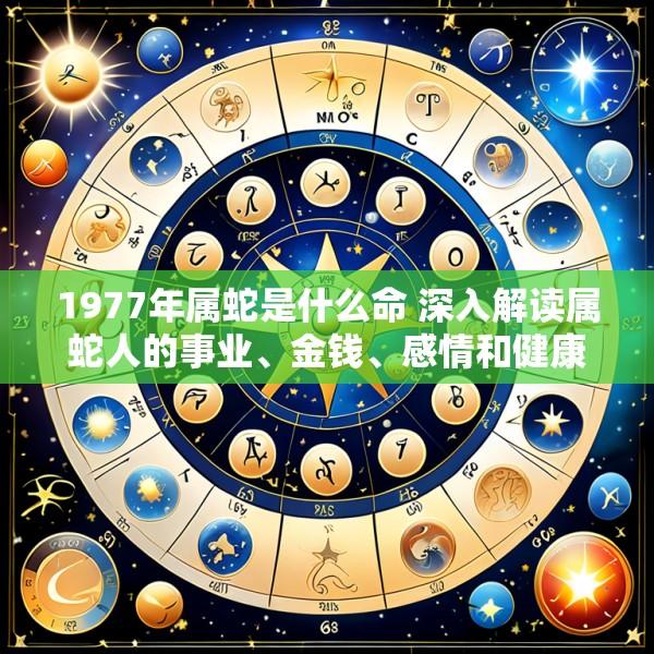 1977年属蛇是什么命 深入解读属蛇人的事业、金钱、感情和健康