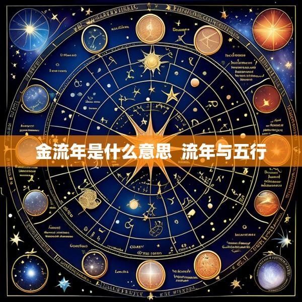 金流年是什么意思  流年与五行