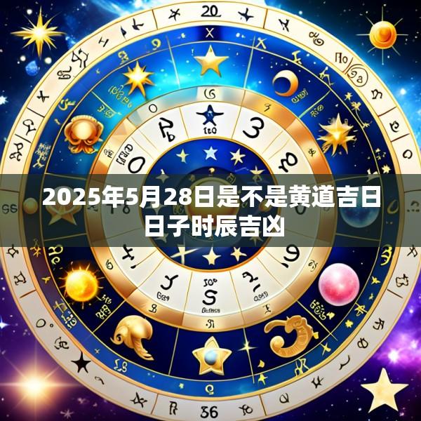 2025年5月28日是不是黄道吉日 日子时辰吉凶