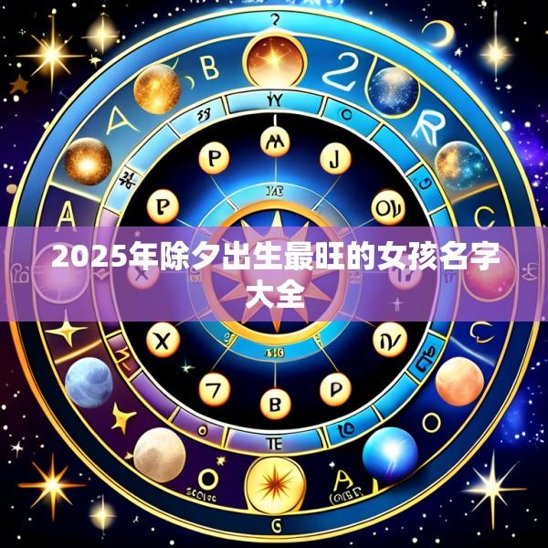 2025年除夕出生最旺的女孩名字大全