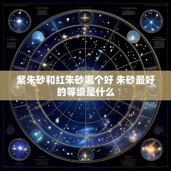紫朱砂和红朱砂哪个好 朱砂最好的等级是什么