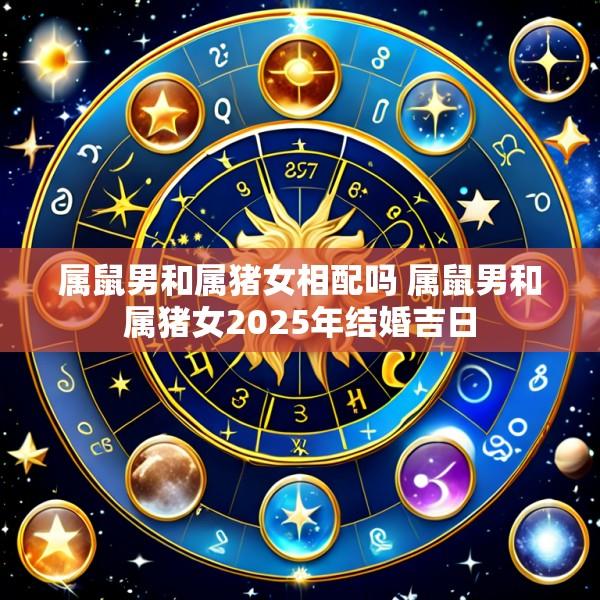 属鼠男和属猪女相配吗 属鼠男和属猪女2025年结婚吉日