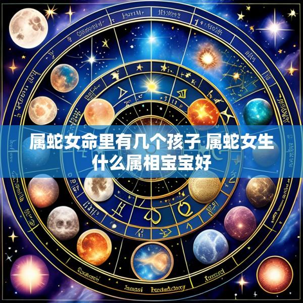 属蛇女命里有几个孩子 属蛇女生什么属相宝宝好