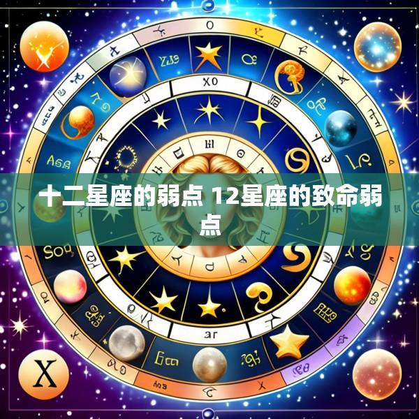 十二星座的弱点 12星座的致命弱点