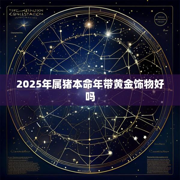 2025年属猪本命年带黄金饰物好吗