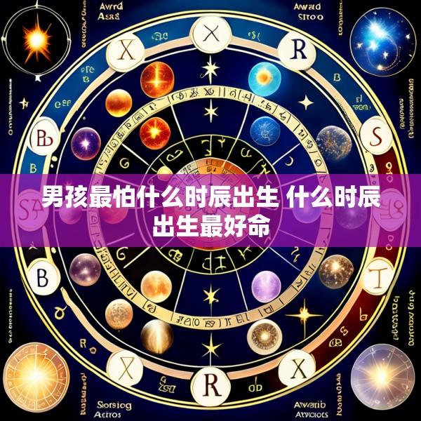 男孩最怕什么时辰出生 什么时辰出生最好命