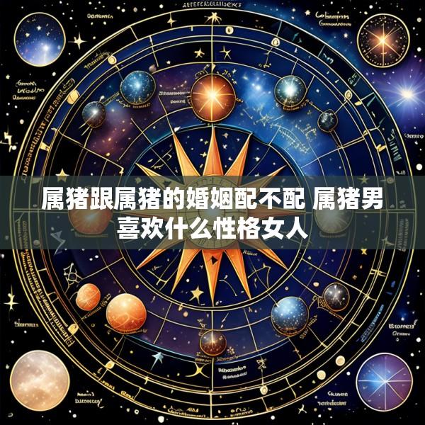 属猪跟属猪的婚姻配不配 属猪男喜欢什么性格女人